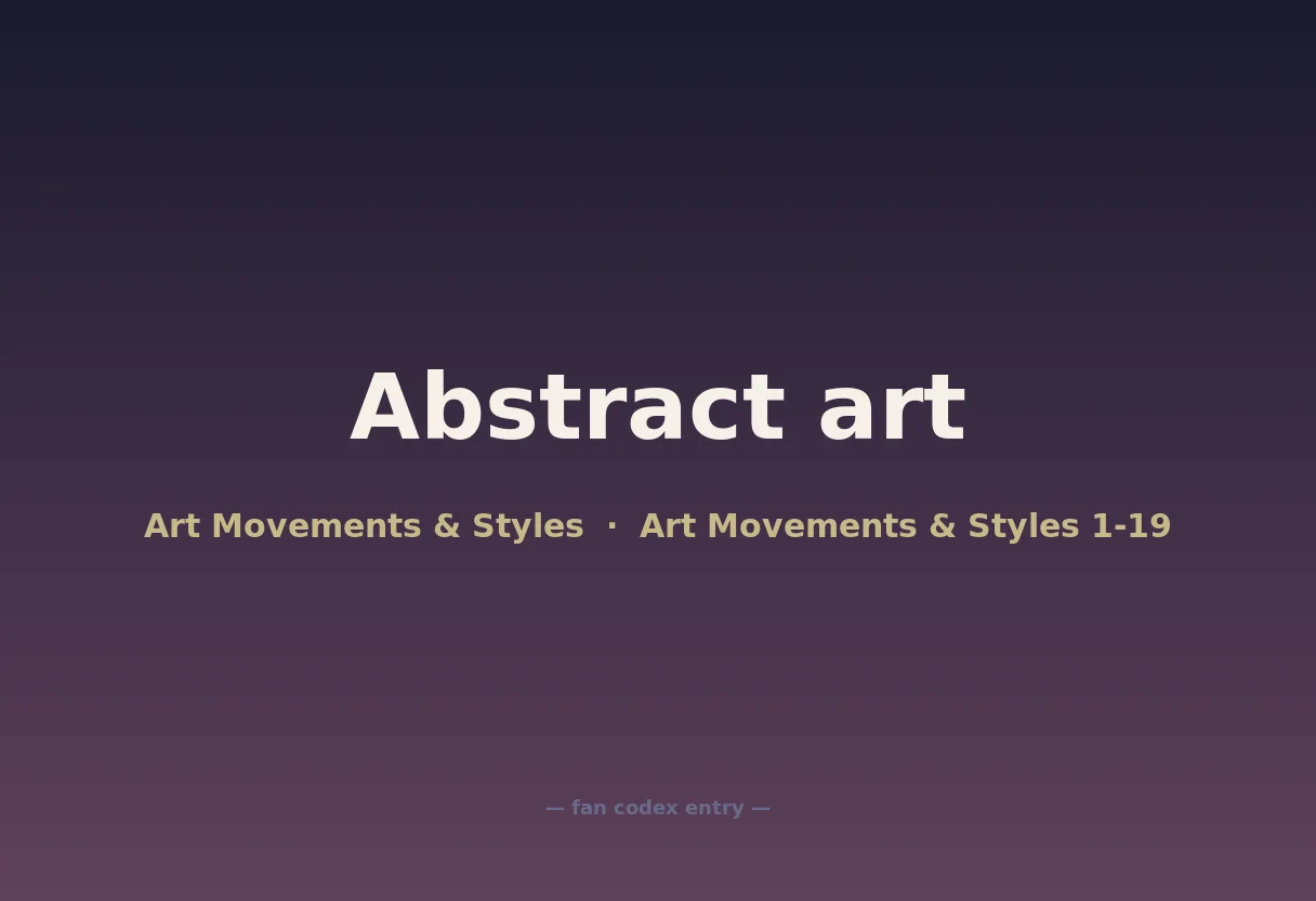 Abstract art