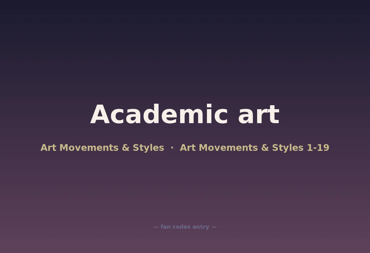 Academic art