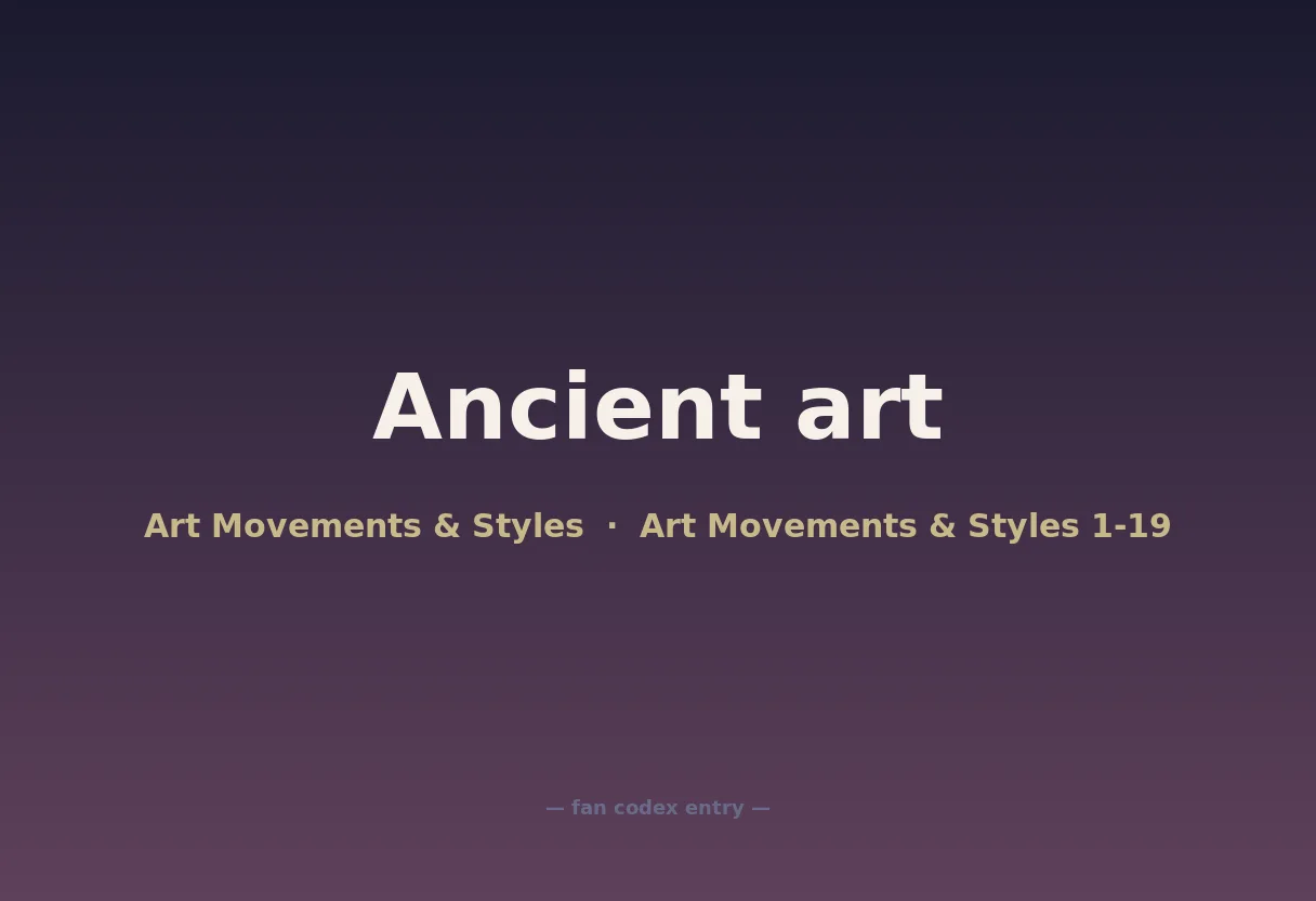 Ancient art