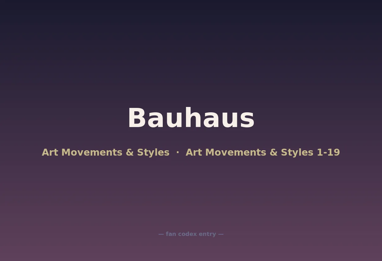 Bauhaus