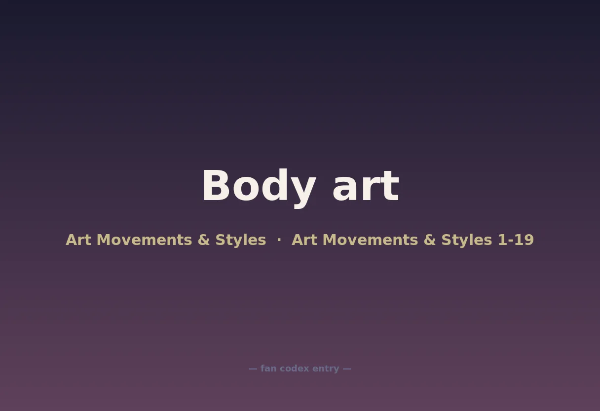 Body art