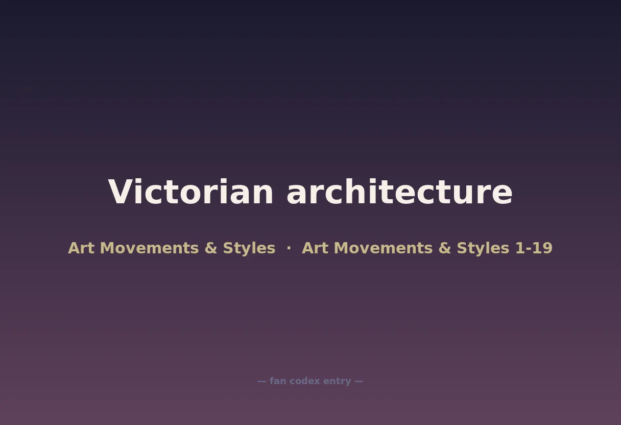 Victorian architecture